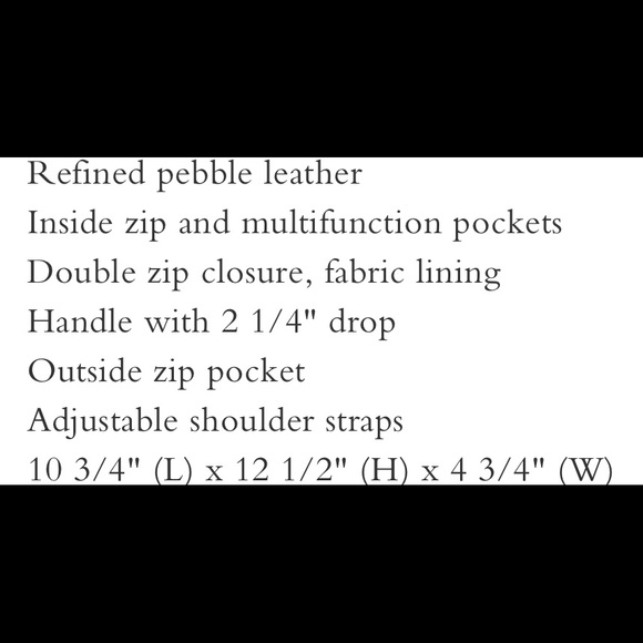 NWT Heart Coach Court Backpack - Picture 5 of 5